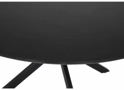 Ronde tafel Costa Ø120cm - melamine - zwart