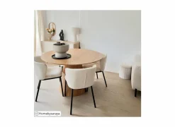 Ronde tafel Daytona Ø120cm - es fineer - naturel
