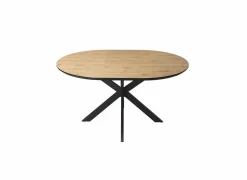 Ronde tafel Dillinger 120/160x120cm - melamine - bruin