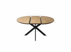 Ronde tafel Dillinger 120/160x120cm - melamine - bruin