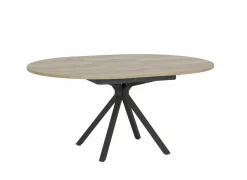 Perfecta Ronde tafel Onyx Ø120/162,5Øcm - HPL - eik