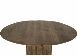 Ronde tafel Solid Ø130cm - mango massief - walnoot