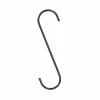 S Haak 30cm - ijzer - zwart