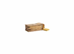 Salontafel Cyclops 118x53cm - hout massief - naturel