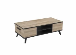 Demeyere Salontafel Wayne 106,6x35,2x50,1cm - decor - eik & zwart