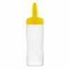 Sausdispenser 35cl - kunststof - geel