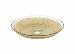 Schaal Celeste Ø30cm - glas - goud