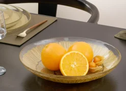 Schaal Celeste Ø30cm - glas - goud