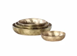 Schaal Feron Ø18cm - metaal - antiek goud