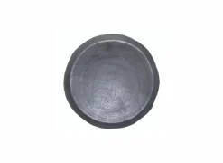 Schaal Frangipani Ø40cm - aluminium - zwart