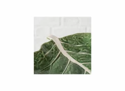 Schaal Kool 22,5x21cm - keramiek - groen