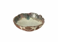 J line Schaal Naga Ø20cm - keramiek - roest