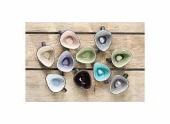 Cosy & Trendy Schaal Streetfood festival 7,5x6,8cm - keramiek - multicolor