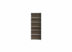 Schoenenkast 69x35x179 - decor - wit