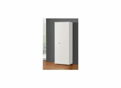 Schoenenkast 69x35x179 - decor - wit