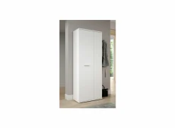 Schoenenkast 69x35x179 - decor - wit