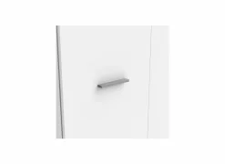 Schoenenkast 69x35x179 - decor - wit