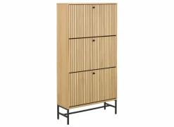 Schoenenkast 72x25x141cm - decor - eik