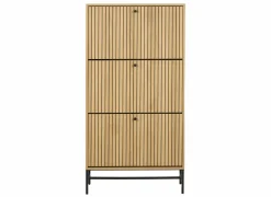 Schoenenkast 72x25x141cm - decor - eik