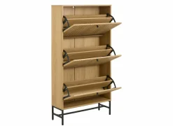 Schoenenkast 72x25x141cm - decor - eik