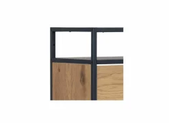 Schoenenkast 56x30x129cm - eik fineer - naturel