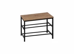 Schoenenrek Aliaj 63x30x45cm - decor - zwart