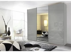 Schuifdeurkast 270cm - decor - grijs