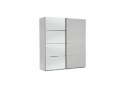 Schuifdeurkast Easyplus 225cm - decor - wit