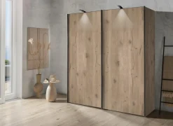 Schuifdeurkast Phoenix 200cm - decor - Noorse eik