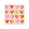 Serviette Aquarel Hearts 33x33cm - papier - multicolor 20 stuks