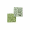 Serviette Blade 17x17cm - papier - groen 20 stuks