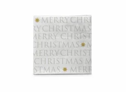 Serviette Christmas Letters 25x25cm - 20 stuks