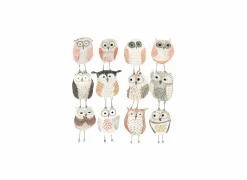 Serviette Owls 33x33cm multicolor 20 stuks