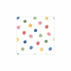 Serviette Points 33x33cm multicolor 20 stuks
