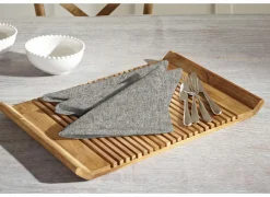 Serviette Prasel 43x43cm zwart