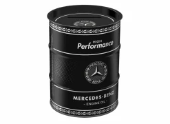 Spaarpot Mercedes Benz High Performance Engine Oil H12cm - metaal - meerkleurig