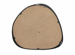 Spiegel Wayne 63x57cm - MDF/glas - zwart