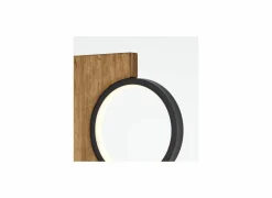 Brilliant Staande lamp Cheesy LED H140cm - FSC - zwart & hout