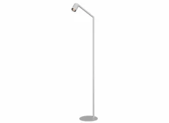 Staande lamp H135cm GU10 - aluminium - wit