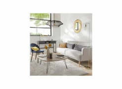 Staande lamp Keli H150cm E27 - beton & ijzer - goud