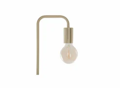 Staande lamp Keli H150cm E27 - beton & ijzer - goud