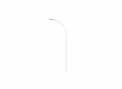 Staande lamp LED H140cm - metaal & kunststof - wit