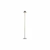 Staande lamp LED H133cm - staal - brons