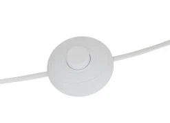 Staande lamp Rafa H107cm E27 - PVC & staal & hevea - beige & naturel