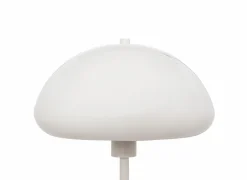 Staande lamp Savio H140cm E27 - staal - wit