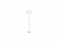 Staande lamp Tina H150cm E27 - metaal & bouclé - goud
