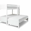 Stapelbed met bedlade Duet 90x200cm - decor - beuk wit
