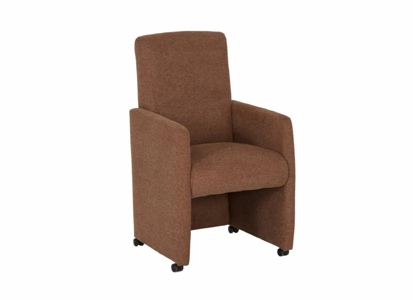 Stoel Aragon 60x70x100cm - stof - bruin