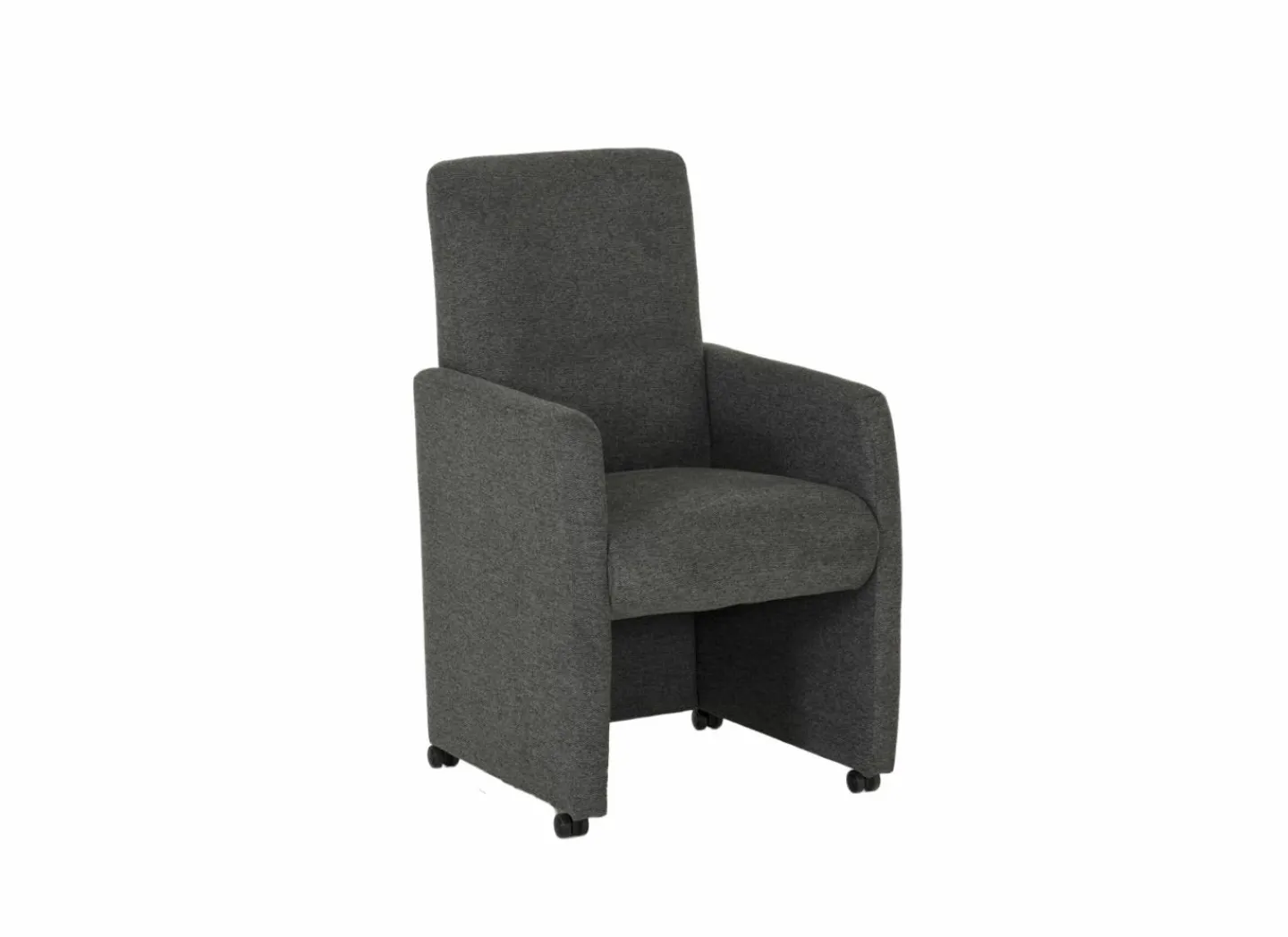 Stoel Aragon 60x70x100cm - stof - antraciet