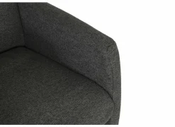 Stoel Aragon 60x70x100cm - stof - antraciet